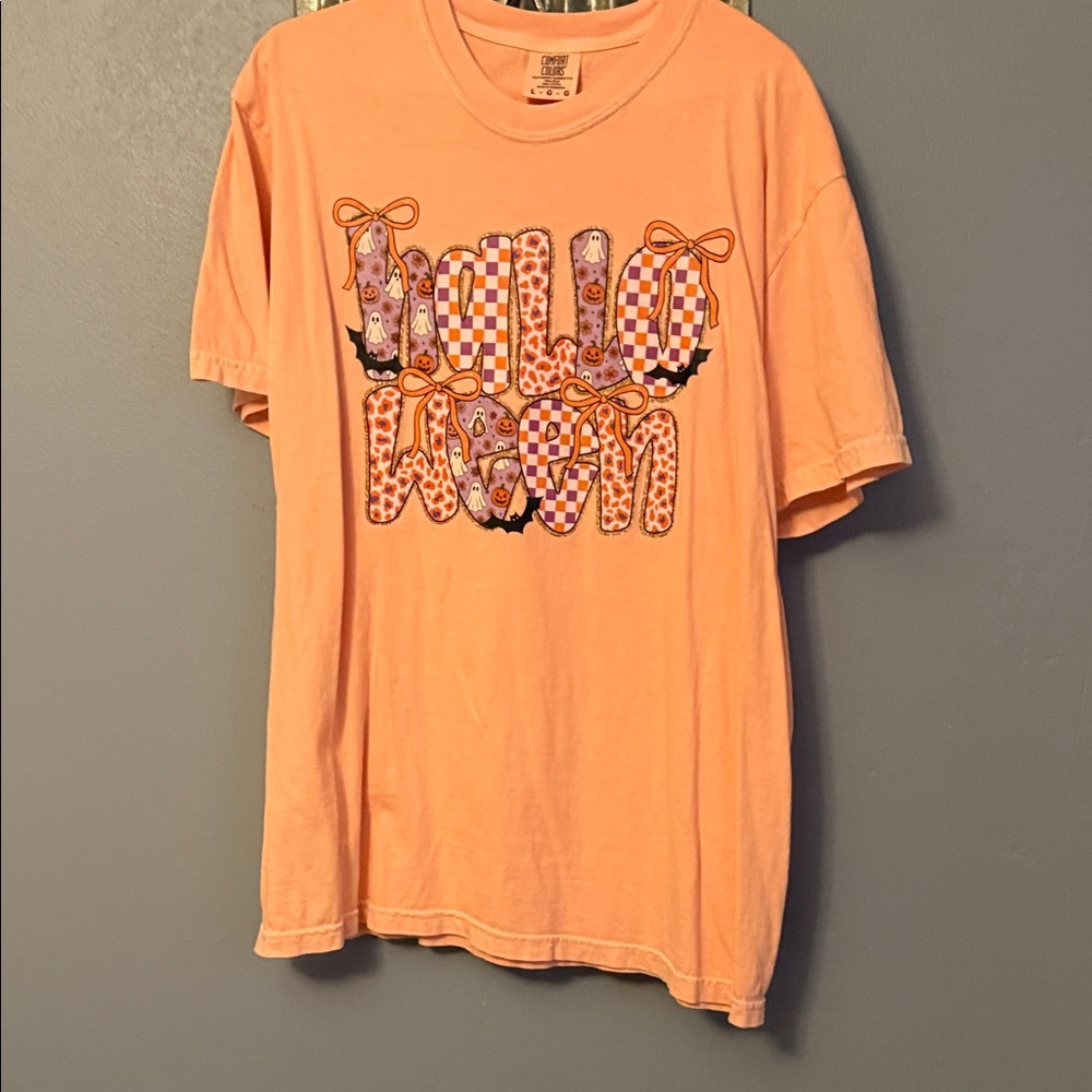 Comfort Colors Halloween Graphic Tee - Orange